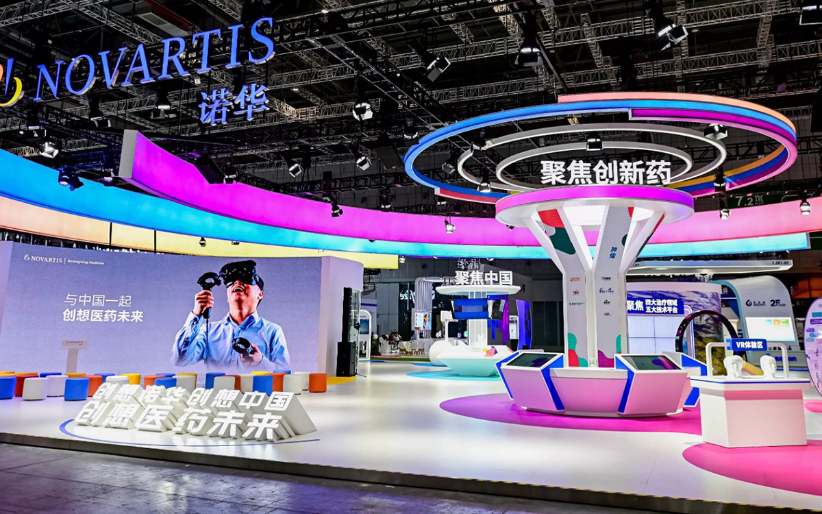 上海展位搭建商做出让人亮眼的展台设计